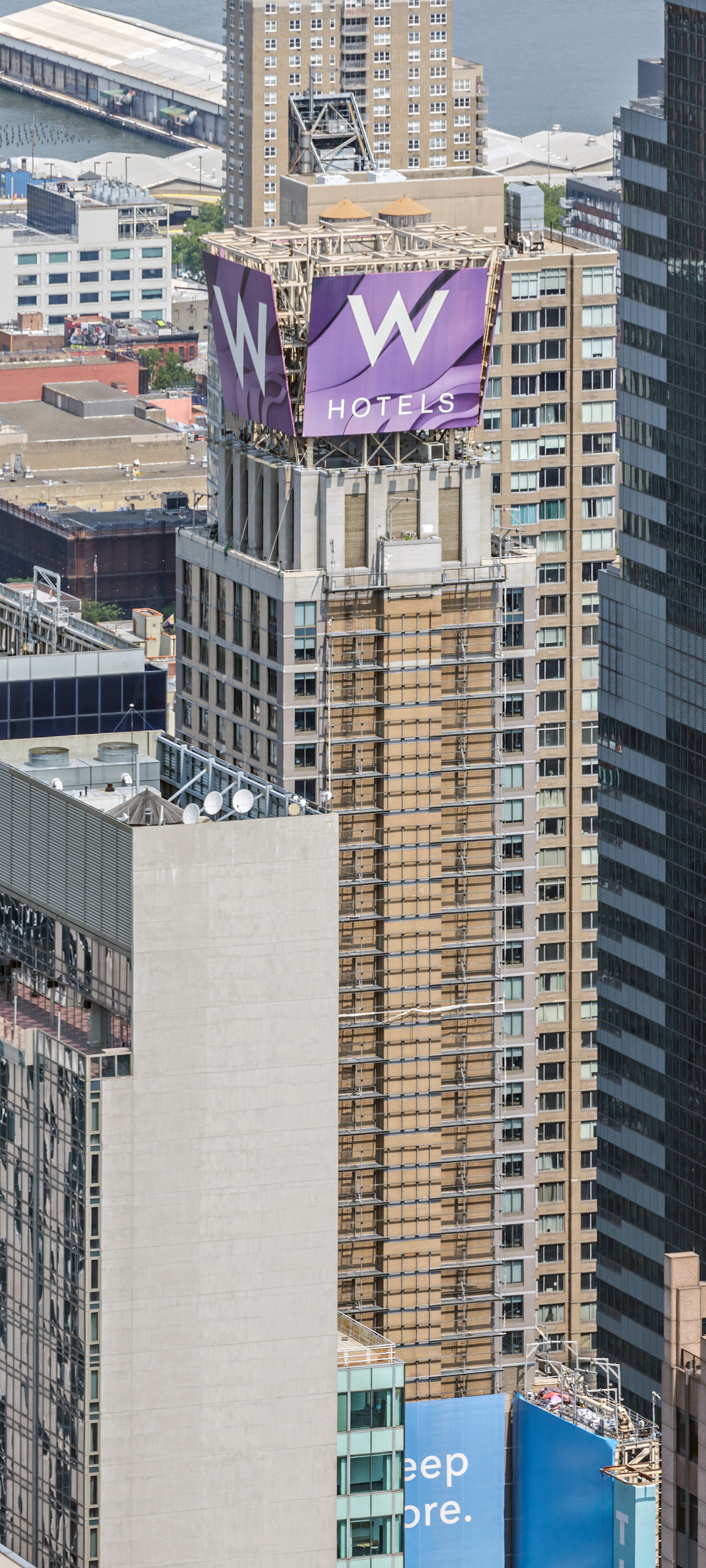 W Times Square, New York City - View from One Vanderbilt. © Mathias Beinling